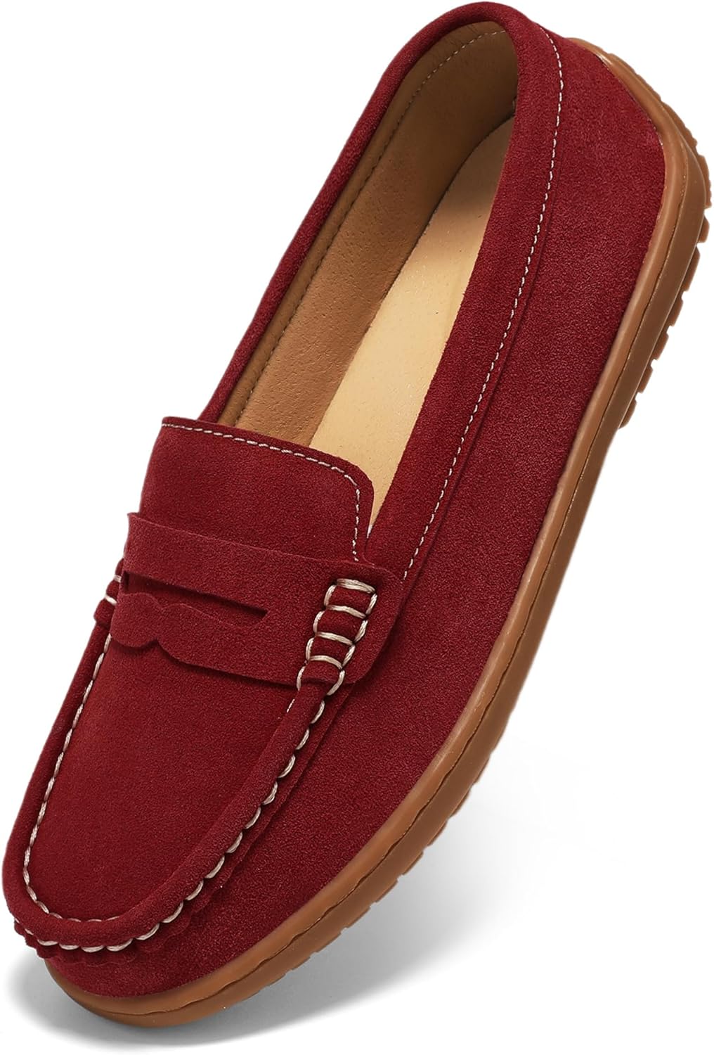 BEAUSEEN Women's Penny Loafers Slip-On for All-Day Comfort
