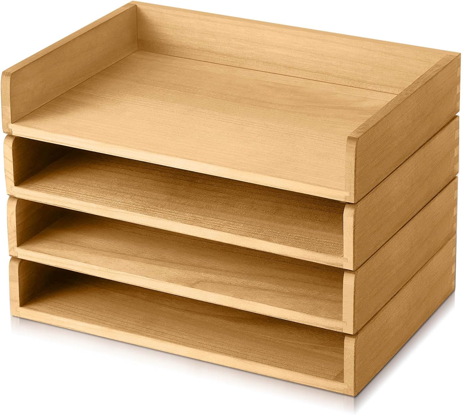 Yeaqee Stackable Paper Organizer Tray for Efficient Storage