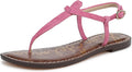 Sam Edelman Gigi Flat Sandal - Comfortable Leather Thong (Style X9DR)