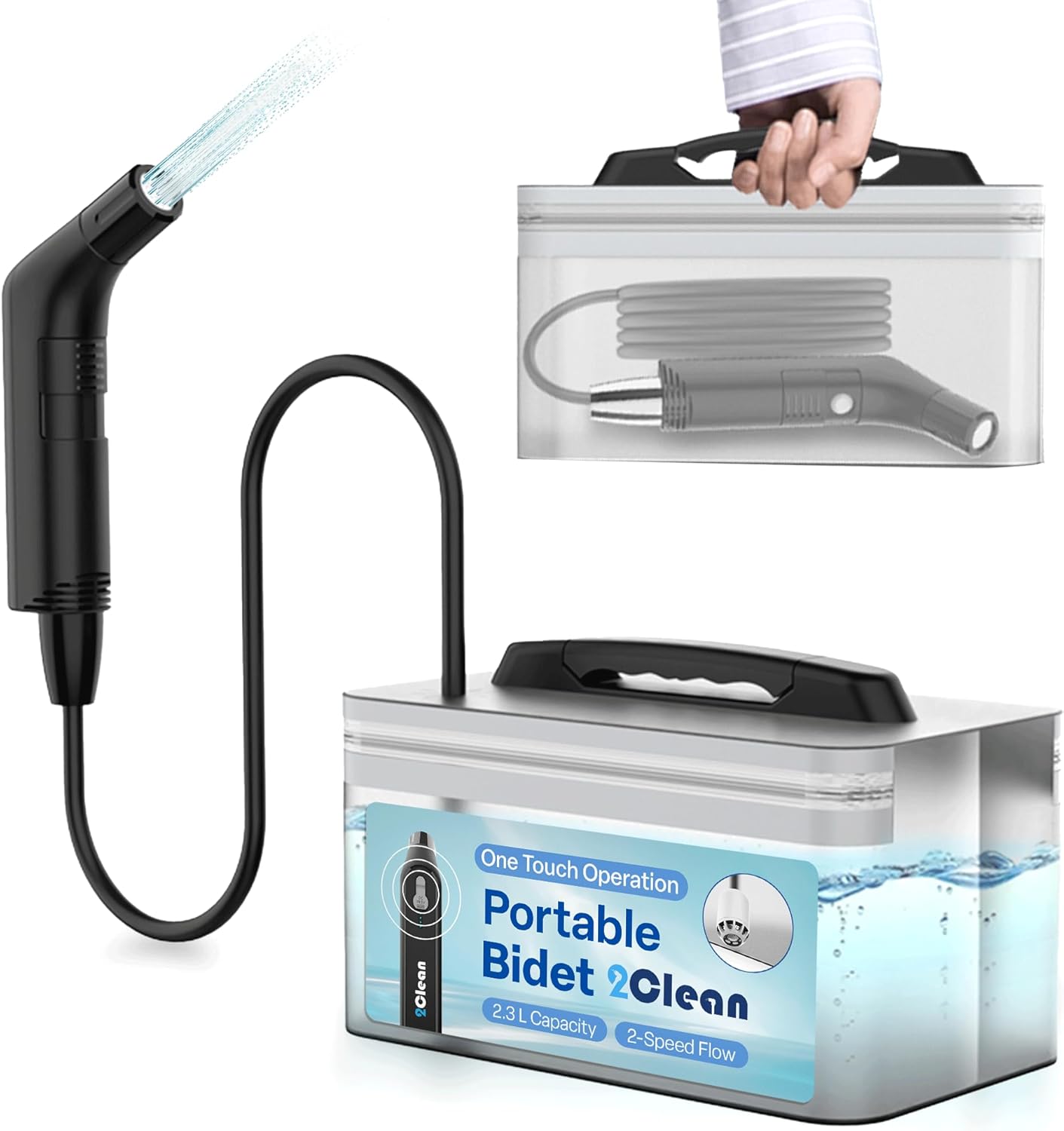 2Clean Portable Bidet: Instant Hygiene Anywhere