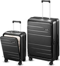 Luggage Sets 2 Piece FLO5 Expandable Polycarbonate Hard Shell Suitcase