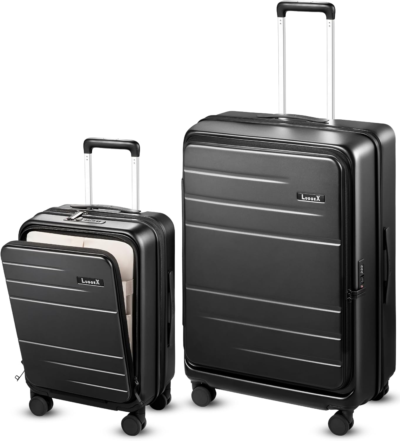 Luggage Sets 2 Piece with Expandable Hard Shell Design