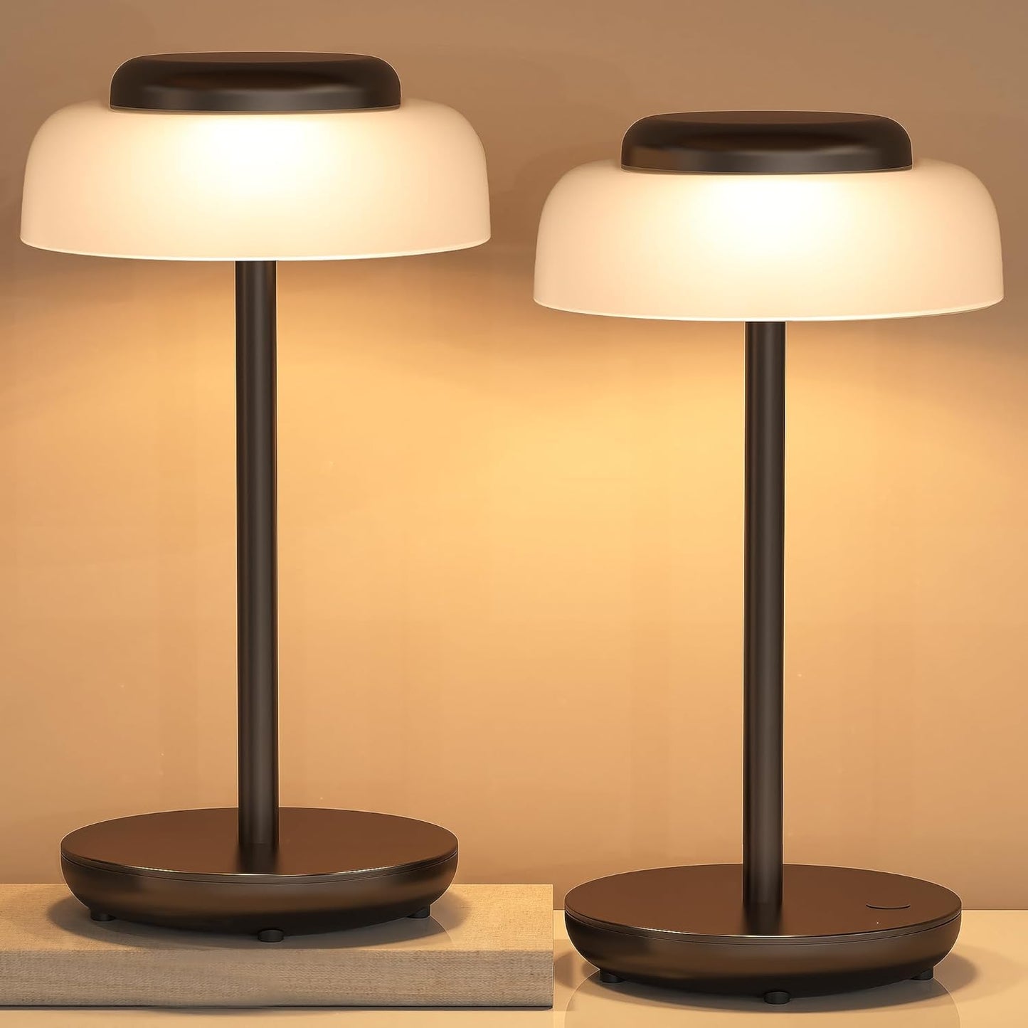 QiMH Battery Operated LED Table Lamp for Any Space Needs