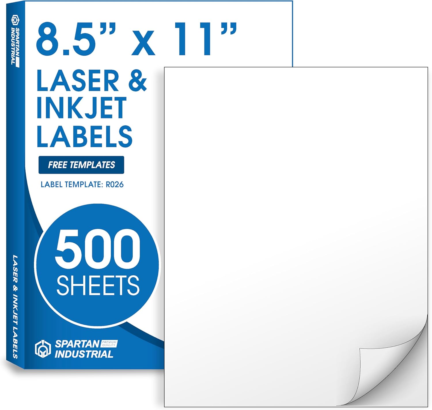 8.5 X 11 Full-Sheet Printable Labels for DIY Projects and Shipping