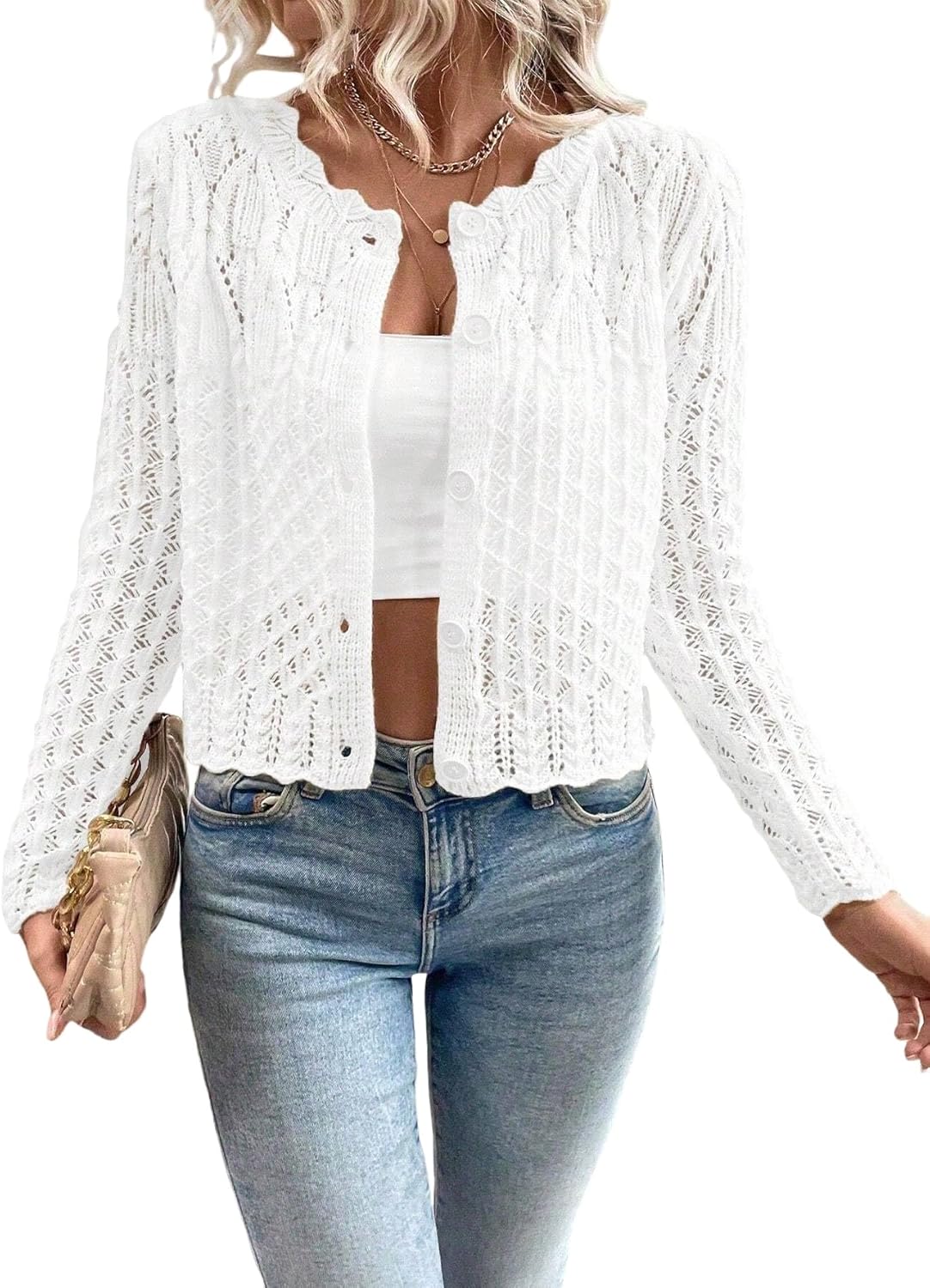 Stylish Knit Cardigan Sweater for Women - Perfect Fall Fashion
