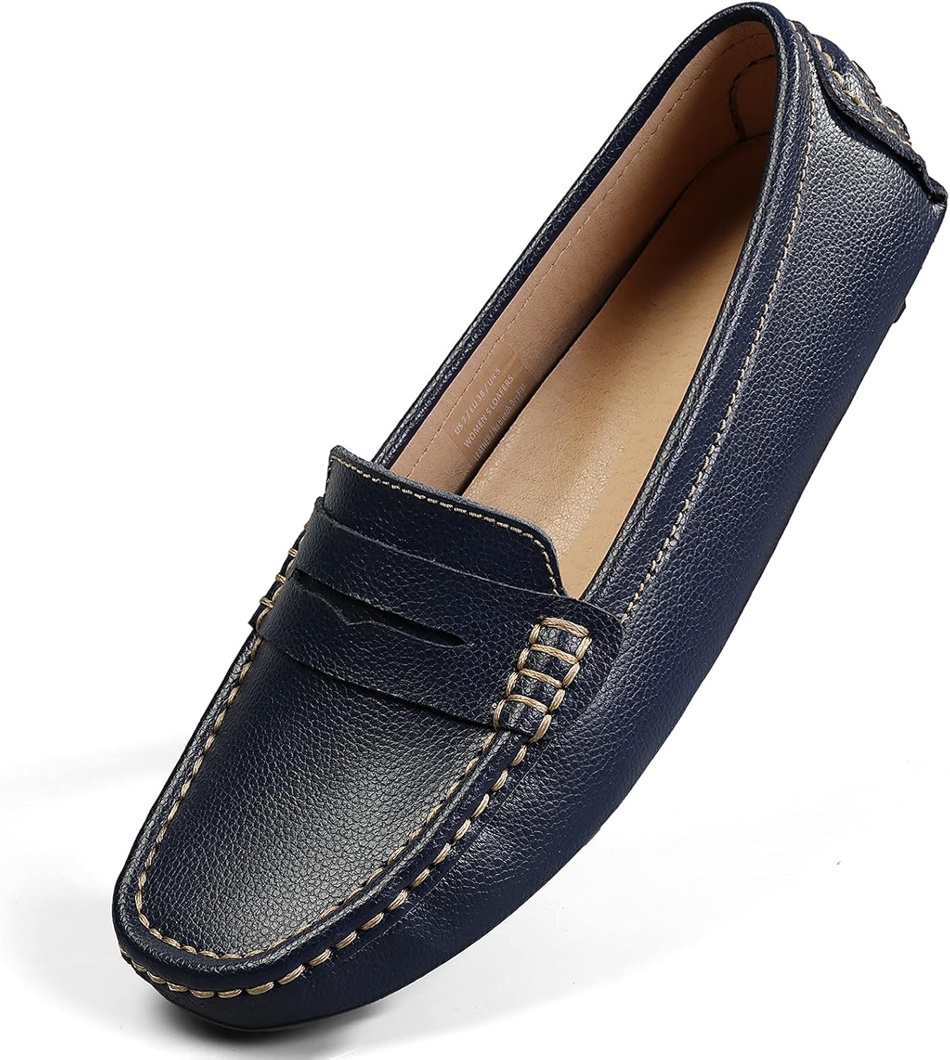 Classic Comfort Leather Penny Loafers for Everyday Use 6ft