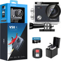 AKASO V50X Native 4K30fps Action Camera - Stable 4K Video