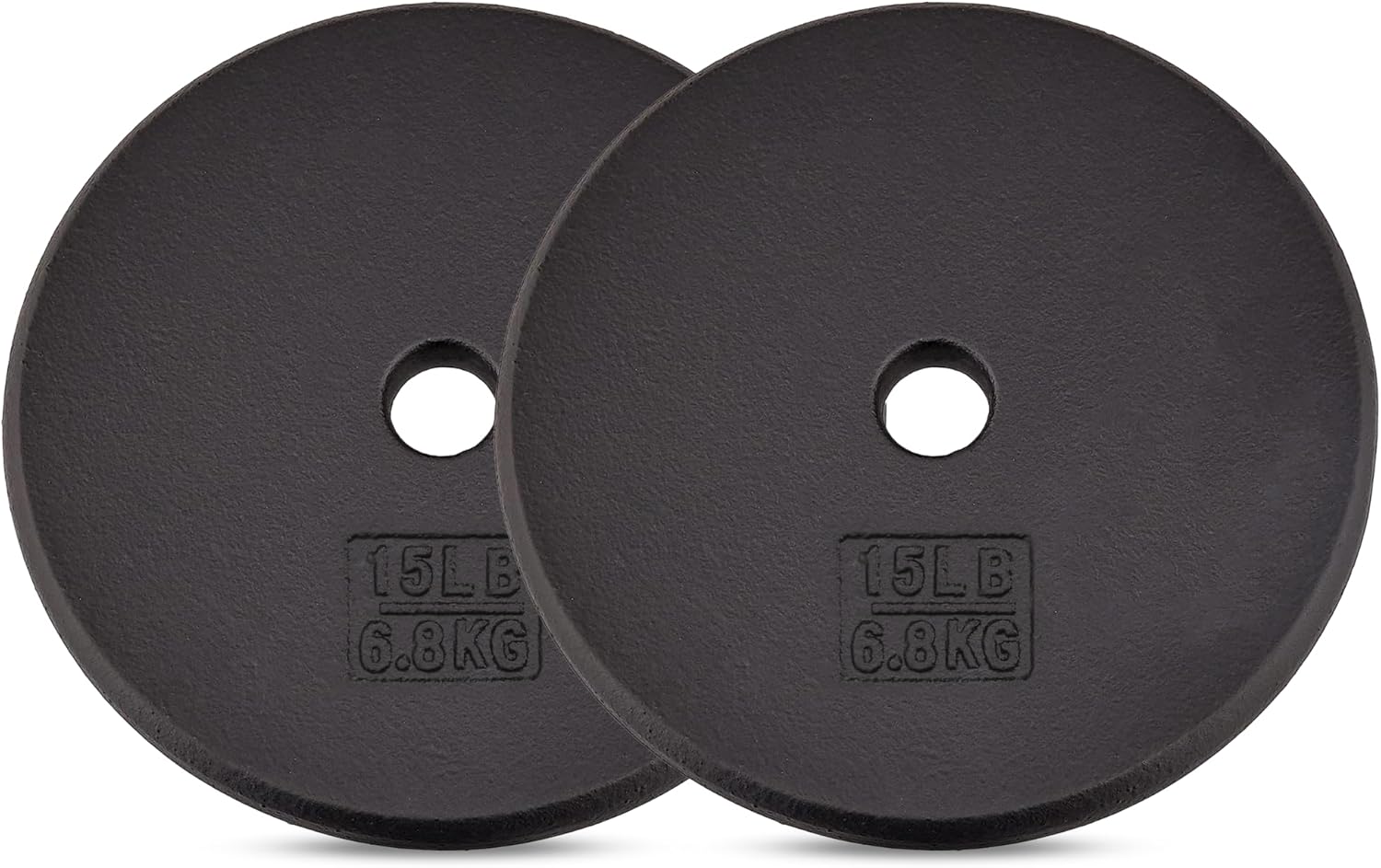 Yes4All Standard 1in Cast Iron Weight Plate for Strength Training