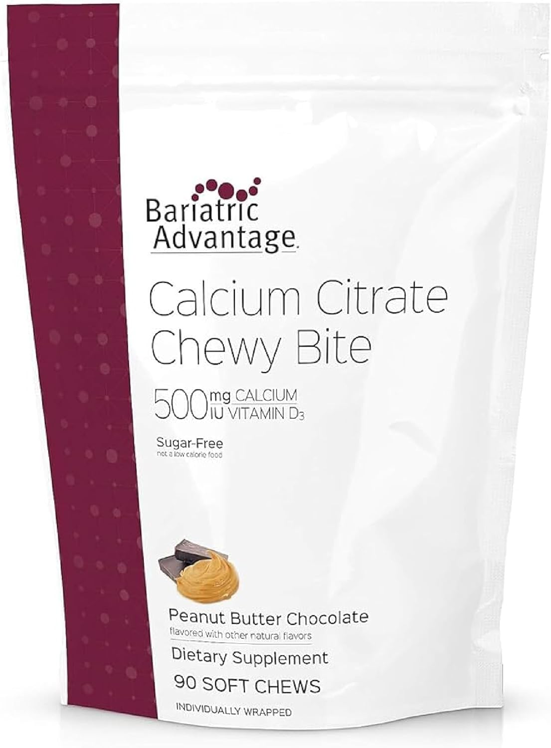 Bariatric Advantage Calcium Citrate Chewy Bites for Health