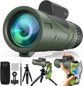 80x100 HD Monocular Telescope for Bird Watching and Hiking