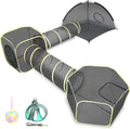 Wilwolfer 5 in 1 Cat Enclosure - Portable Outdoor Cat Tent with Tunnel