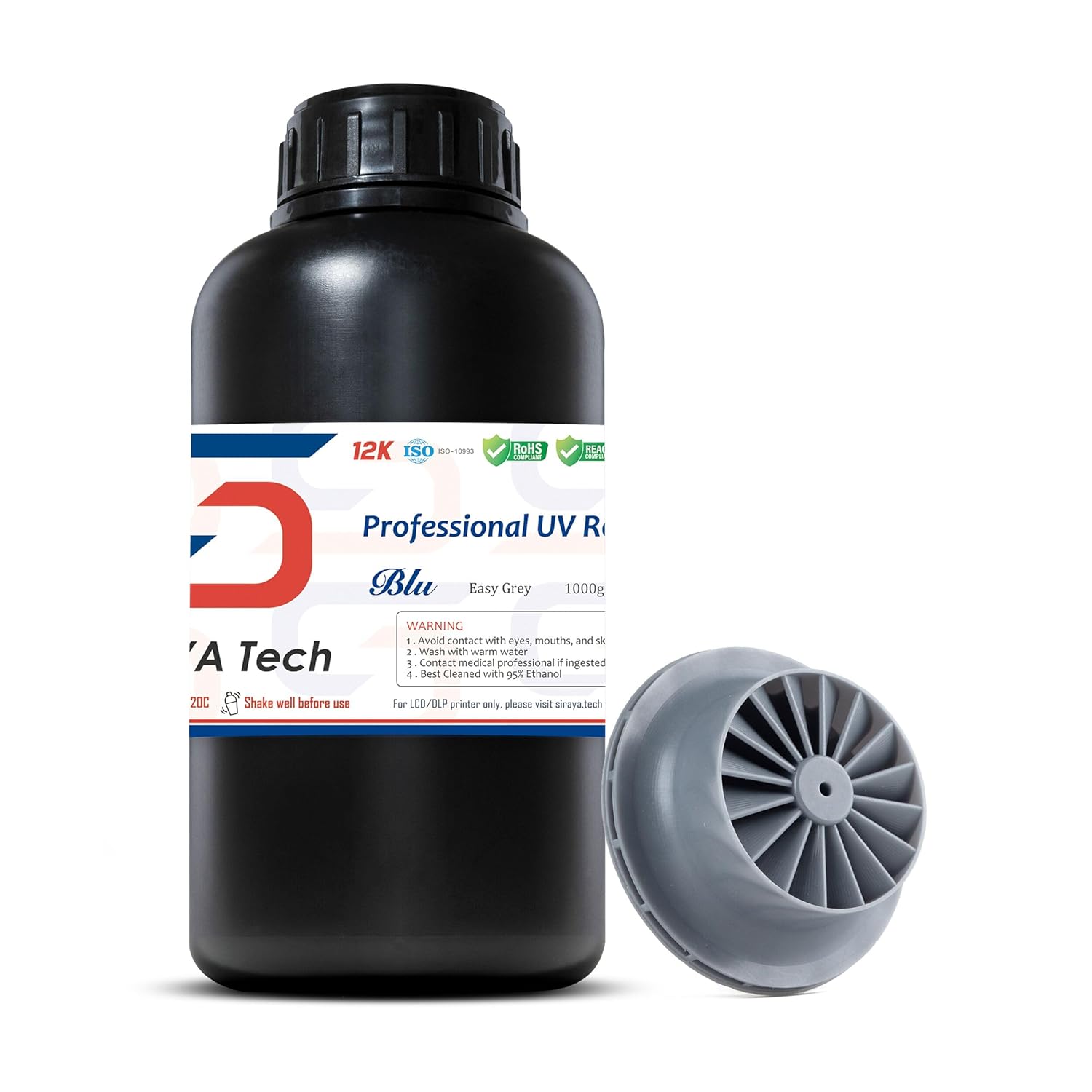 Siraya Tech Blu Tough 3D Printer Resin for High Strength Prints
