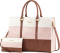 LOVEVOOK Laptop Bag for Women 15.6 in Tote - Vintage Waterproof Work