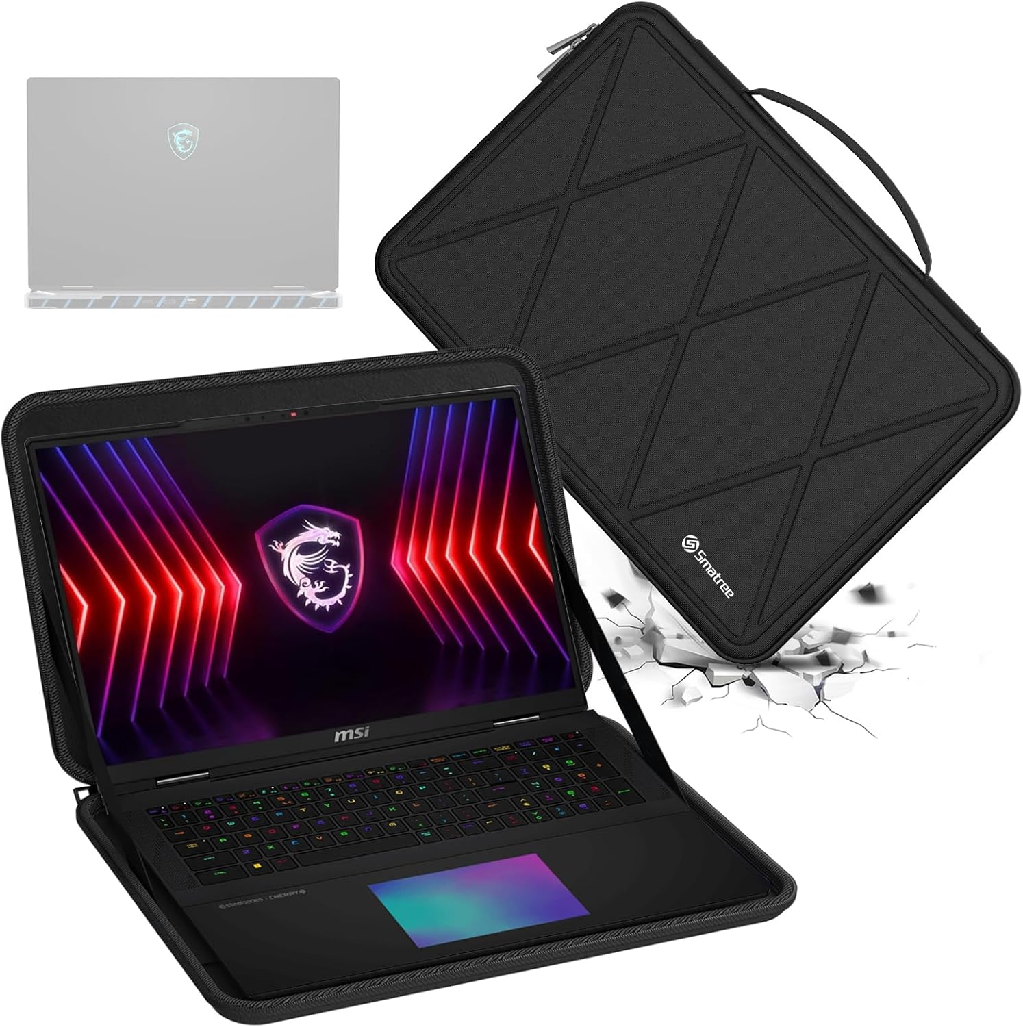 Smatree Hard EVA Protective Sleeve for 18 inch MSI Laptops