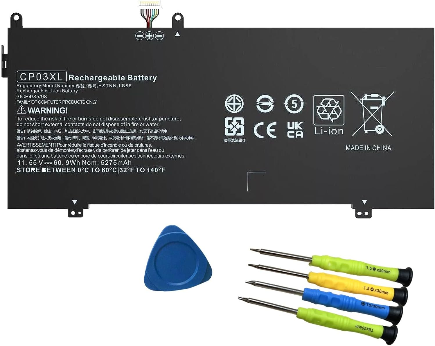 CP03XL Laptop Battery Replacement for HP Spectre X360 Models