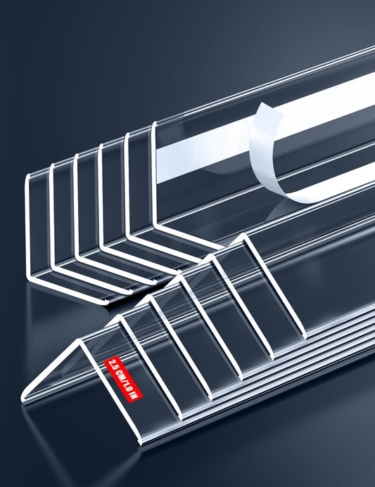 12PCS Clear Self-Adhesive Wall Corner Protectors for Safety