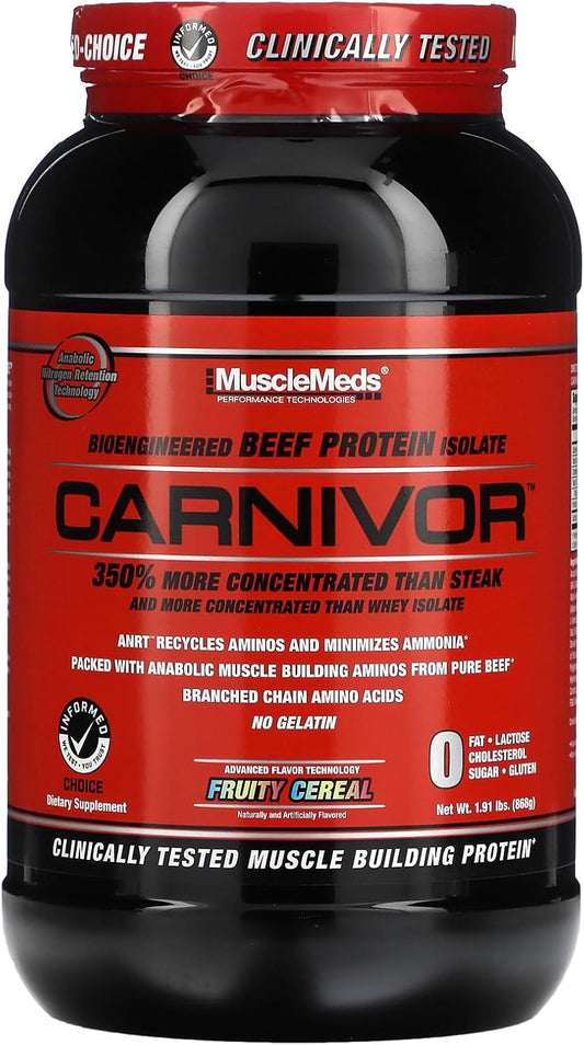 CARNIVOR Beef Protein Isolate Powder for Muscle Building and Recovery