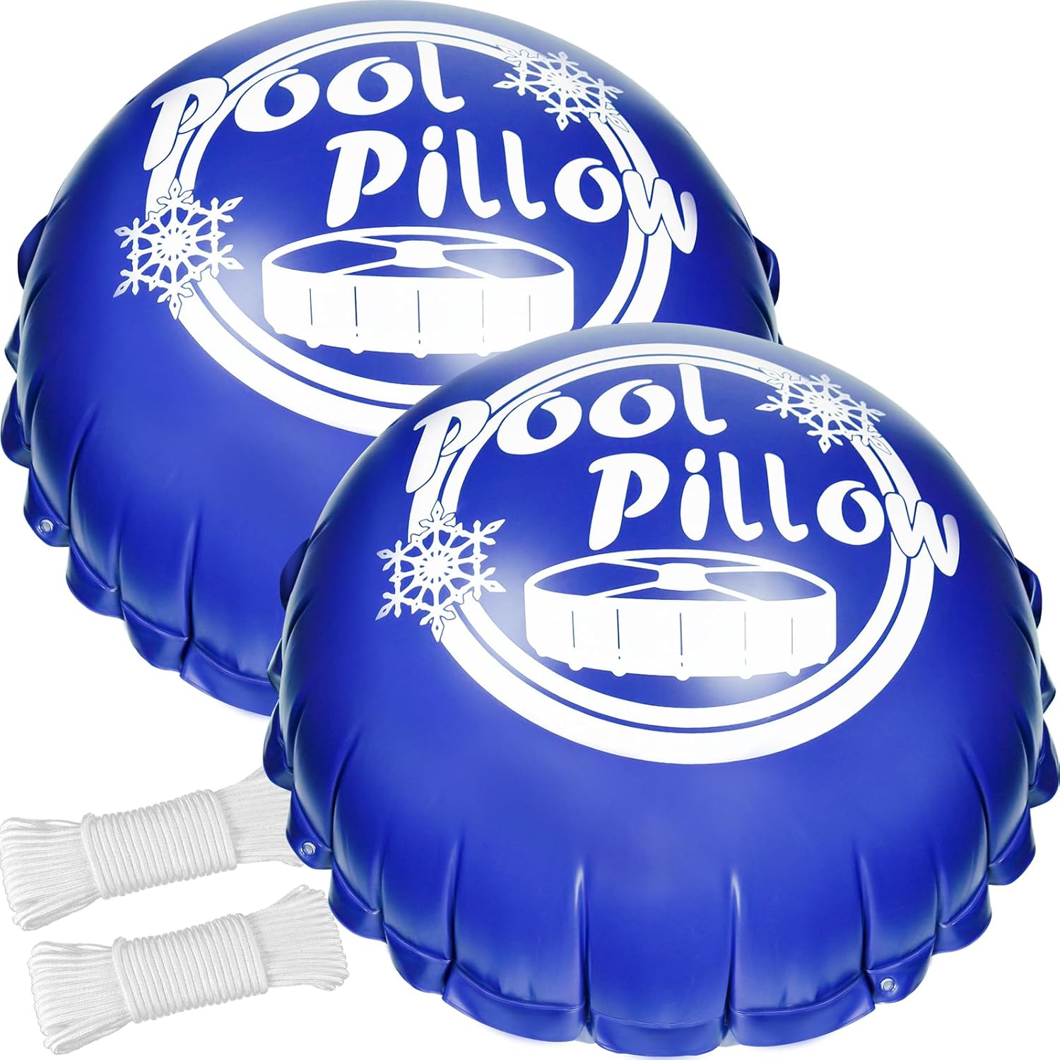 2 Pcs 4 x 4 Ft Pool Pillows for Winterizing Above Ground Pools