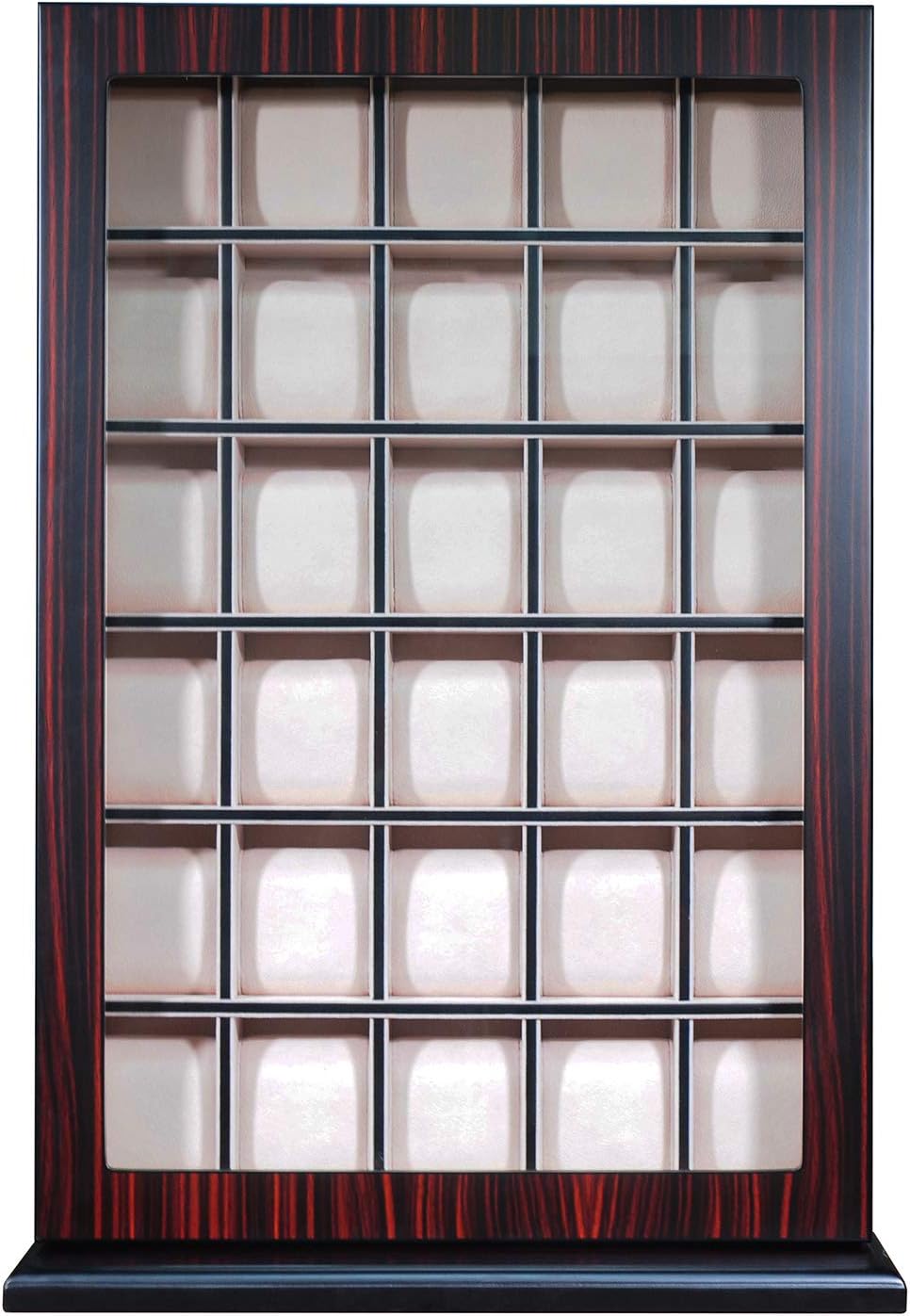 Premium Ebony Wood Watch Display - Father's Day Gift