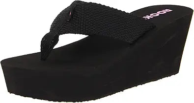 Rocket Dog Women's Diver Webbing Wedge Flip-Flop for Comfort