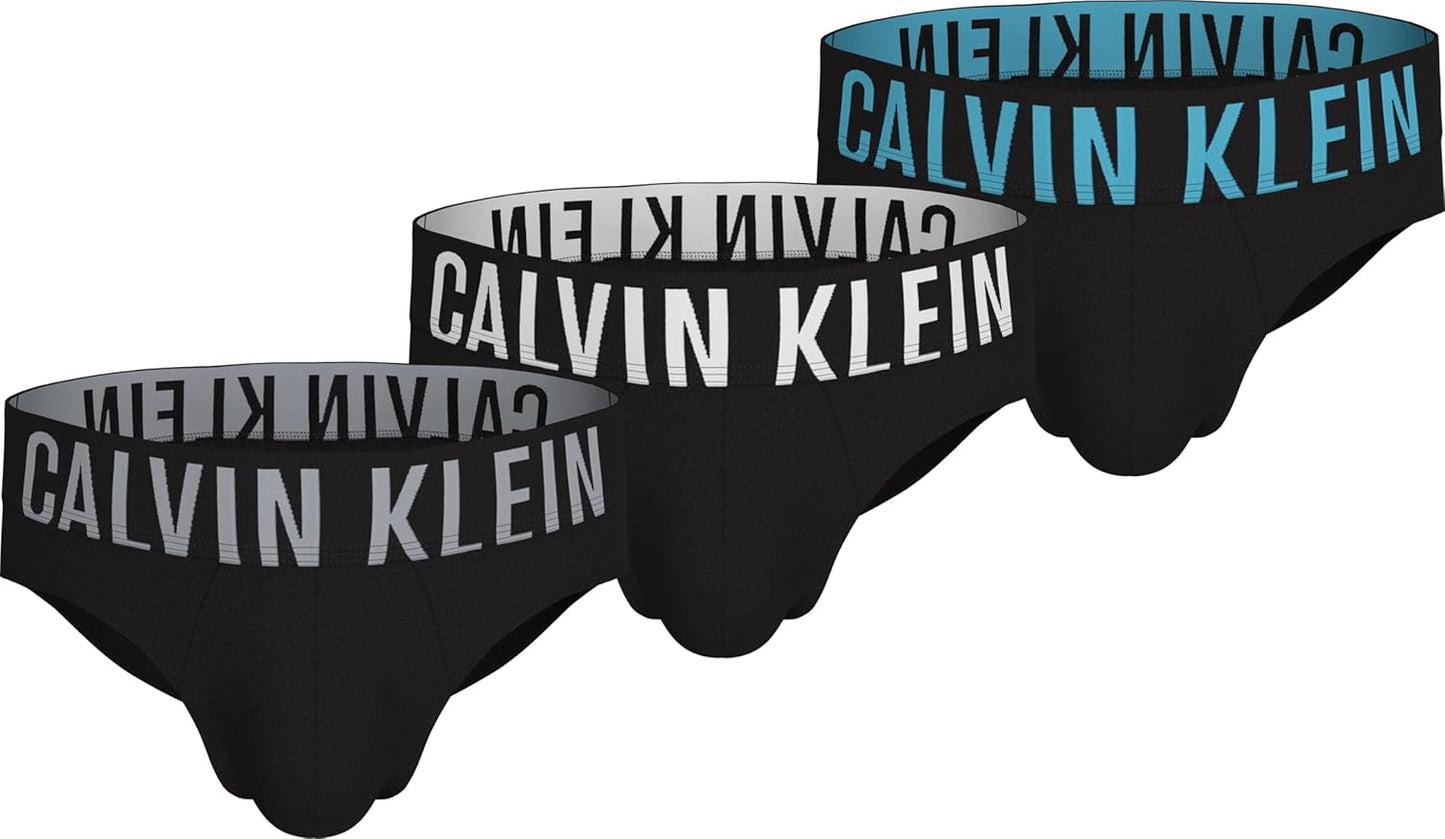 Calvin Klein Men's Intense Power Hip Brief 3-Pack for Comfort