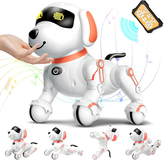 Smart Robot Dog Toy for Kids 5-7 Yrs, Interactive Touch Pet, Chridark