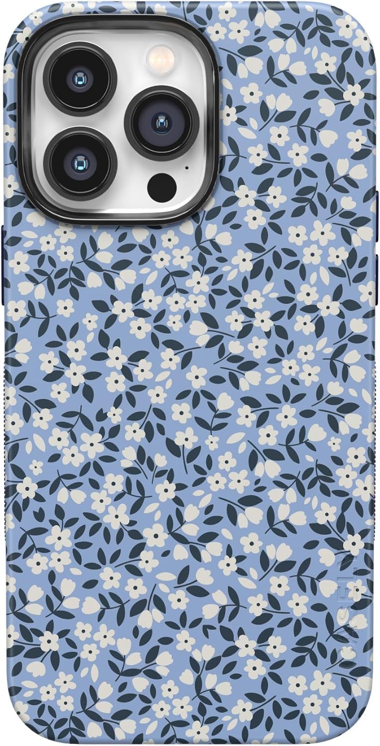 Bold Protective iPhone 14 Pro Case with Unique Daisies Design