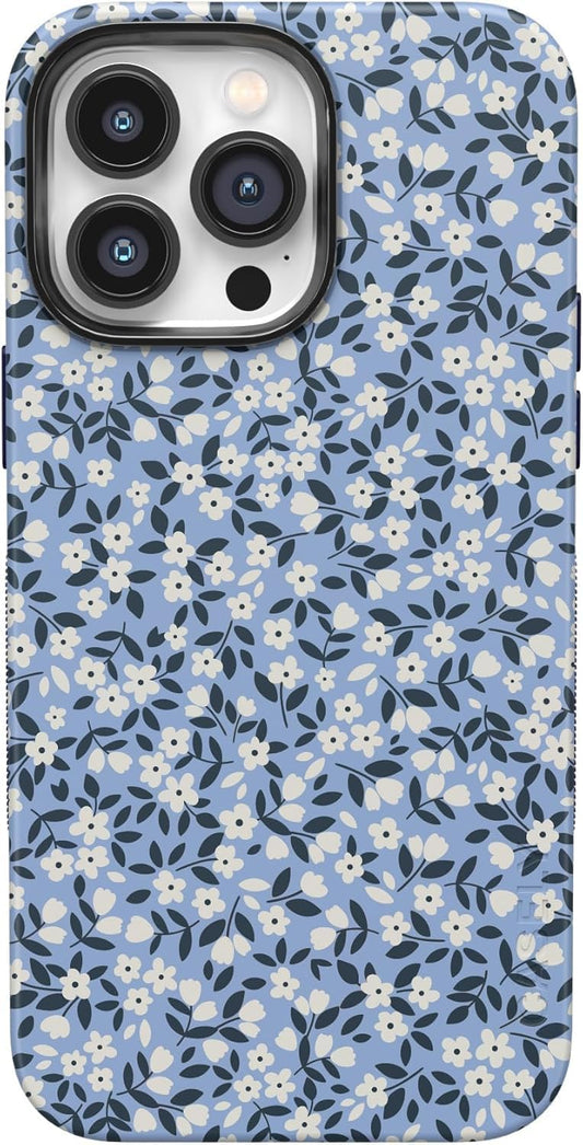 Bold Protective iPhone 14 Pro Case with Unique Daisies Design