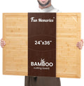 36x24 in Bamboo Cutting Board 4XL Extra Large - Durable Prep Surface