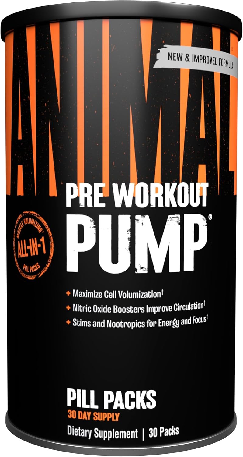 Animal Pump Pre-Workout Supplement for Energy and Focus