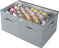 Shoe Organizer for Closet 20-Pair Capacity Gray - Foldable Storage