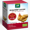 10LB Dried Black Soldier Fly Larvae for Chickens - High Calcium