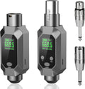 Wireless XLR Transmitter and Receiver UHF System - 262ft Range
