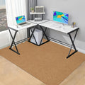Large Heavy Duty Non-Skid Desk Mat for Hard Floors - Brown