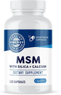 Vimergy MSM with Silica and Calcium Capsules for Joint Health