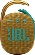 JBL Clip 4 Portable Bluetooth Speaker, Yellow - Big Sound on the Go