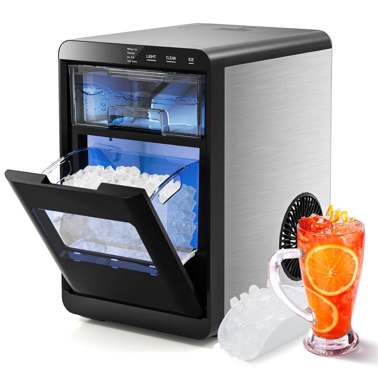 ARLIME Nugget Ice Maker for Home, Kitchen & Office Use