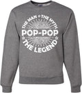 Dad Man Myth Legend Sweatshirt for Men - Soft Unisex Crewneck