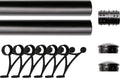 Solid Bar Mount Foot Rail Kit 2 in OD Matte Black Stainless - Durable