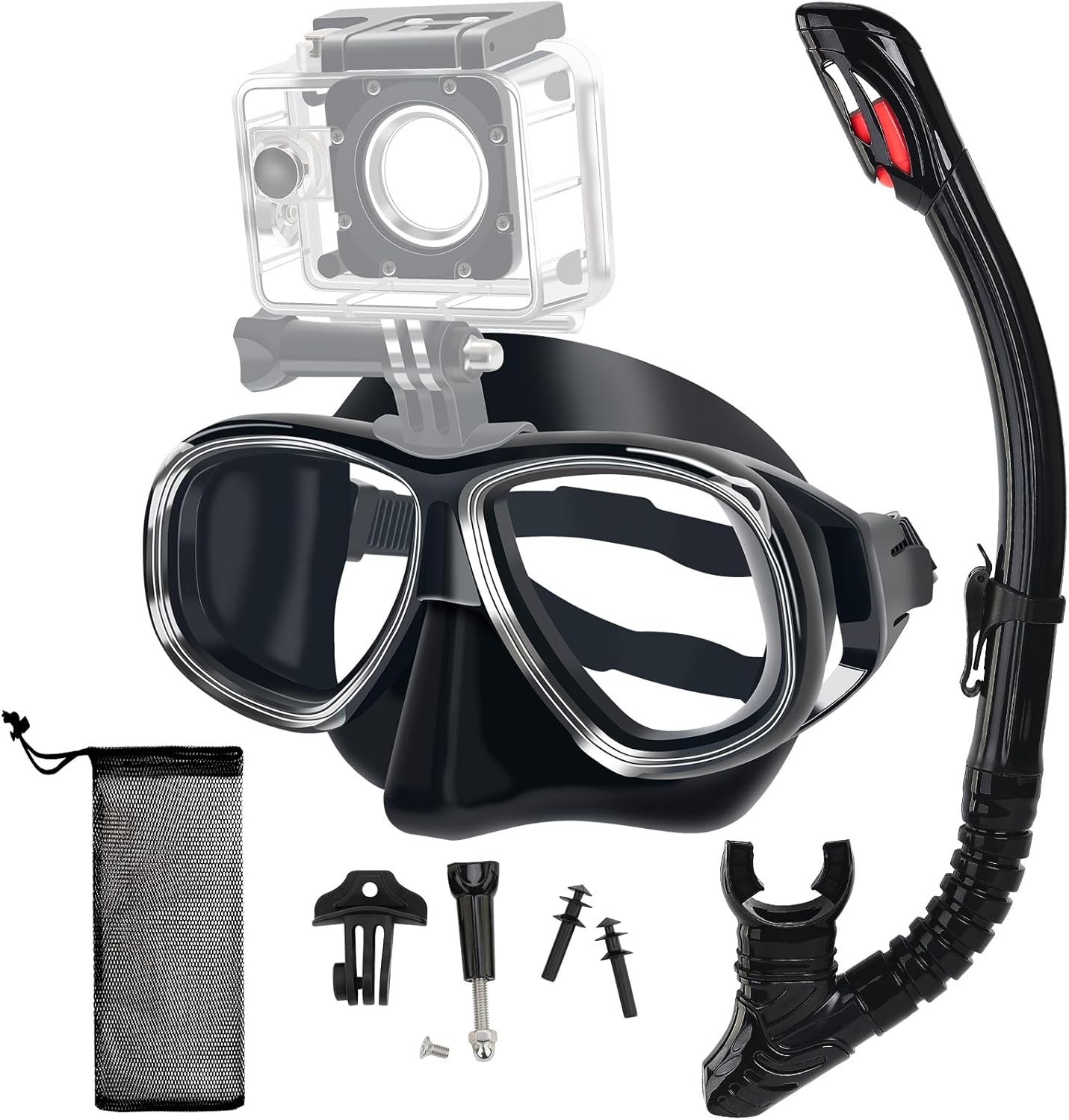 Nearsighted Snorkeling Gear for Adults with Full Dry Top Design