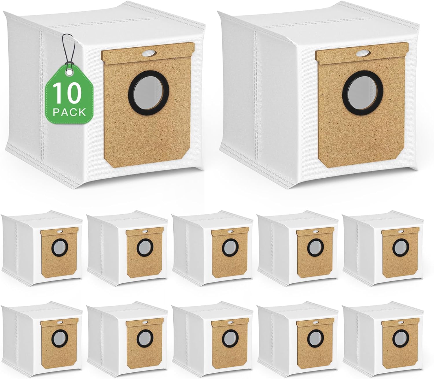 10 Pack isinlive Replacement Bags for Various Robot Vacuums