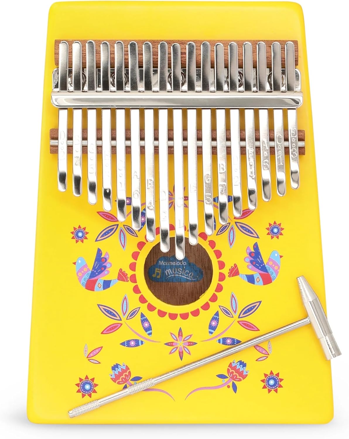 Childrens Wooden Kalimba - Professional Tuned Thumb Piano