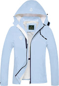 Women's Waterproof Rain Jacket Lightweight Windproof Packable Raincoat