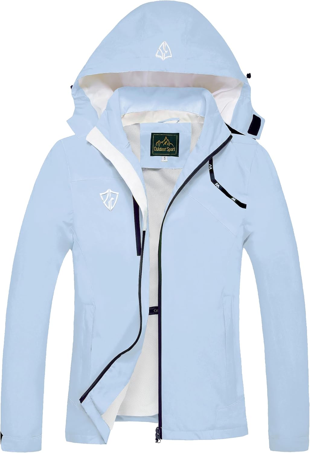 GIISAM Women's Waterproof Rain Jacket for All Weather Adventures