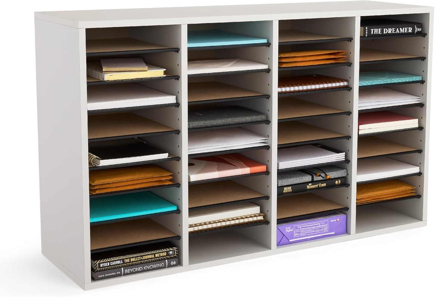 Safco Literature Organizer with 36 Compartments for Office Use