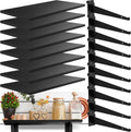 8 Pack Wooden Slatwall Shelf for Garage and Home Organization
