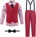 Boys' Suit Kids Formal Tuxedo Suits for Boys Wedding Outfits - Classic