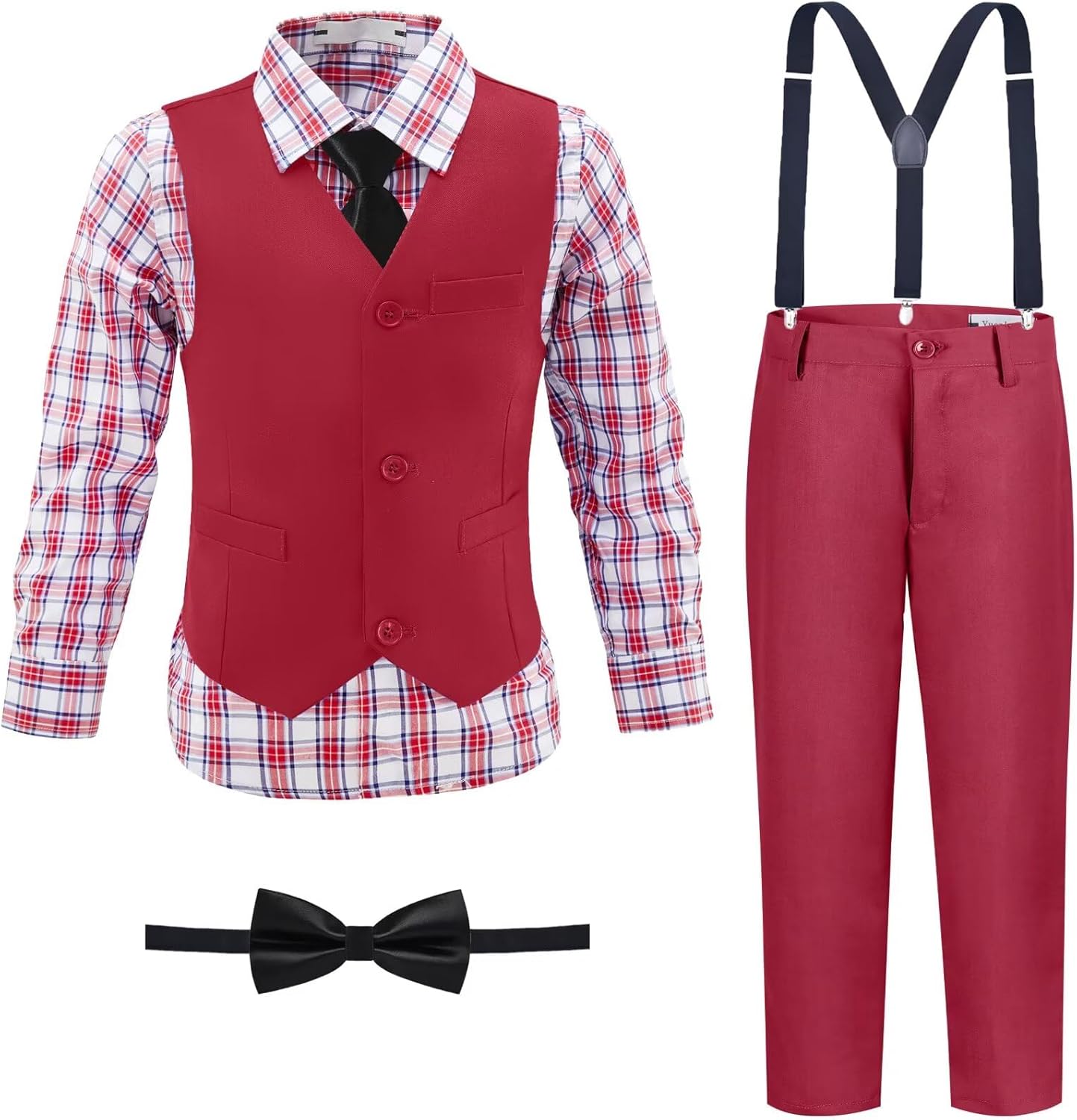Boys' Suit Kids Formal Tuxedo Suits for Weddings and Events
