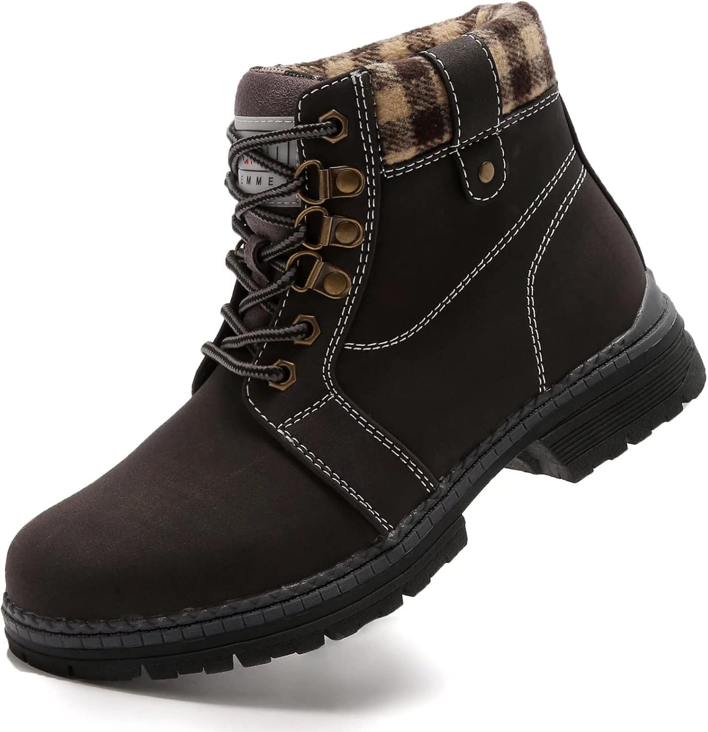 ANJOUFEMME Casual Winter Hiking Boots for Women - Stylish and Warm