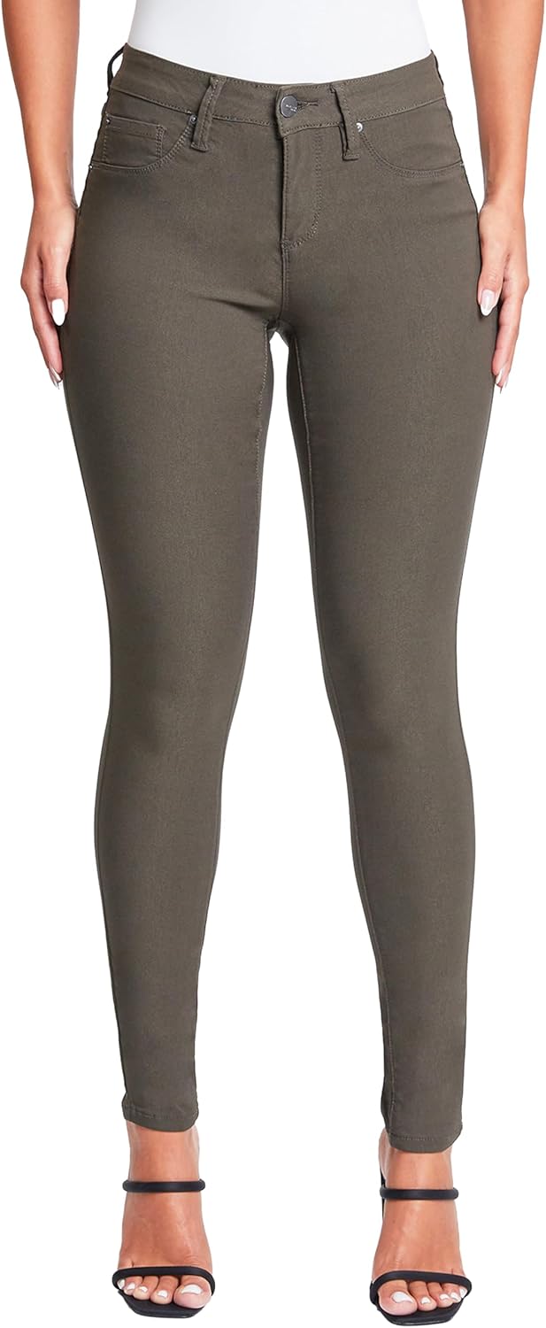 YMI Women's Hyperstretch Skinny Work Casual Mid-Rise Pants Review